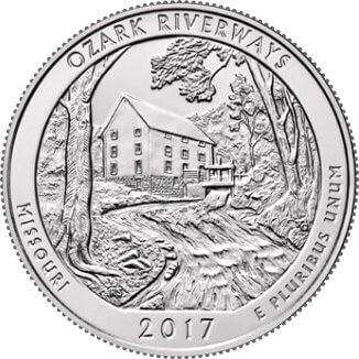 2017 Ozark National Scenic Riverways Quarter